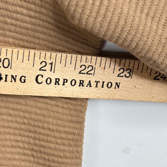 Toad & Co Mens Moonwake 1/4 Zip Pullover M Organic Cotton Brown Gorpcore Fall - Picture 10 of 11